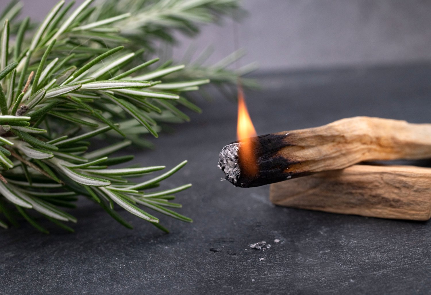 palo santo and rosemary